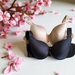 Thirdlove Black and Tan Women's Bra Set